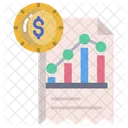 Informe financiero  Icono