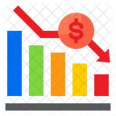 Informe Financiero Informe Grafico De Barras Icono