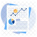 Informe financiero  Icono