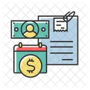 Informe financiero  Icono