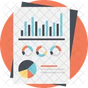 Estadistica Informe Financiero Icono