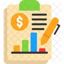 Informe financiero  Icon