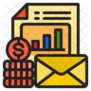 Correo del informe financiero  Icon