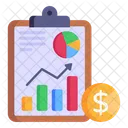 Informe financiero  Icono