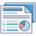 Informe Grafico Analisis Estadistico Crecimiento Empresarial Icono