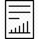 Informe Grafico Informe Hoja De Respuestas Icono