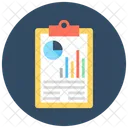 Informe Grafico Grafico Informe De Acciones Icono