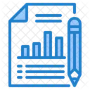 Archivo Informe Grafico De Barras Icono