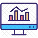 Informe Grafico Visualizacion De Datos Informe De Estadisticas Icono