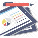 Grafico Informe Analitico Icono