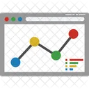 Informe Grafico Informe Grafico En Linea Grafico Circular Icono