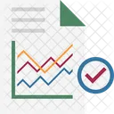 Informe Grafico Grafico De Lineas Grafico De Barras Icono