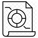 Informe Grafico Grafico Circular Informe Financiero Icono