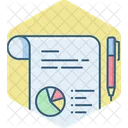 Informe Grafico Diagrama Presentacion Icono