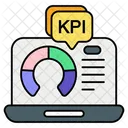 Informe De Kpi Kpi Indicador Clave De Rendimiento Icono