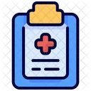 Registro Salud Datos Icon