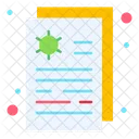 Informe Medico Informe Corona Informe Icono