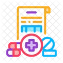 Informe Medico Informe De Salud Electronico Icono