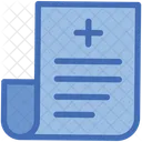 Informe Medico Factura Del Hospital Medico Icono