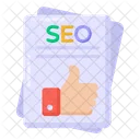 Comentarios De SEO Informe De SEO Revision De SEO Icono