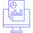 Informes De Datos Analisis De Datos Visualizacion De Datos Icono