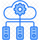 Infraestructura Nube Equipo Icono