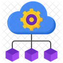 Infraestructura de nube  Icono