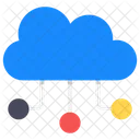 Infraestrutura Em Nuvem Rede Em Nuvem Computacao Em Nuvem Ícone