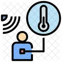 Infrarot Thermometer  Symbol