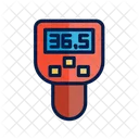 Infrarot Thermometer Symbol