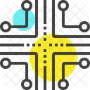 Infrastructure Communication Routing Icon