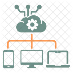 Infrastructure cloud  Icône