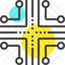 Infrastruktur Kommunikation Routing Symbol