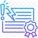 Infringement Agreement Copyright Icon