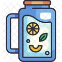 Infused Water Healthy Fresh Icon