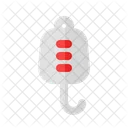 Infusionsflasche Glukoseflasche IV Symbol