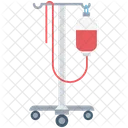 Infusion Mit Stander Infusion Mit Kochsalzlosung Symbol