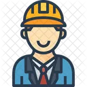 Ingegnere Operaio Manager Icon