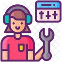 Ingeniera de audio  Icono