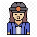 Mujer Ingeniero Mujer Icono