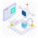 Ingenieria De Software Robotica Automatizacion Icono