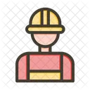 Trabajador Hombre Construccion Icono