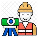 Ingeniero Constructor Trabajador Icono