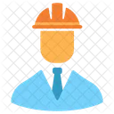 Ingeniero Trabajador Constructor Icono