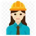 Ingeniera Arquitecto Mujer Ocupacion Mujer Icono