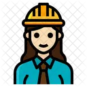 Ingeniera Arquitecto Mujer Ocupacion Mujer Icono