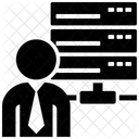 Ejecutivo Base De Datos Computadora Icono
