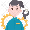 Ingeniero mecánico  Icono