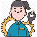 Ingeniero mecánico  Icono