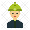 Ingenieur Mann Avatar Symbol